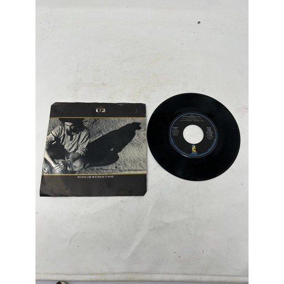 U2 With Or Without You Original 45RPM - Picture 1 of 2
